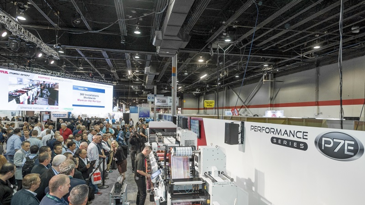 The Mark Andy P7E was a key launch at Labelexpo Americas 2018