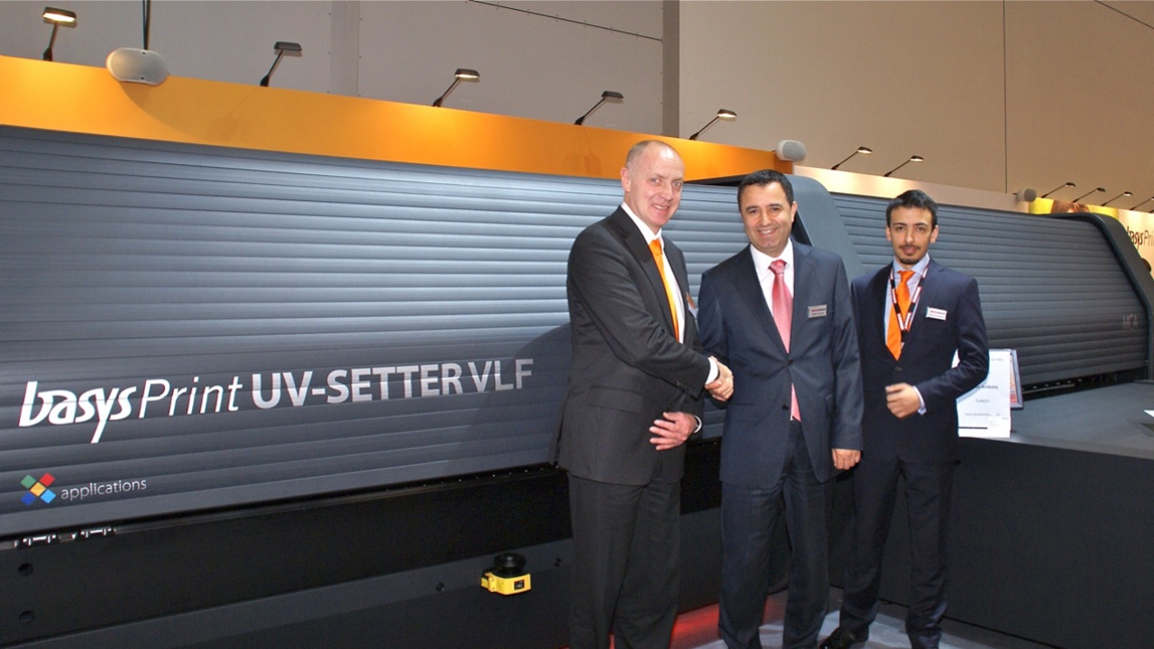 Turkish package printer to work with basysPrint VLF platesetter Turkish package printer to work with basysPrint VLF platesetter