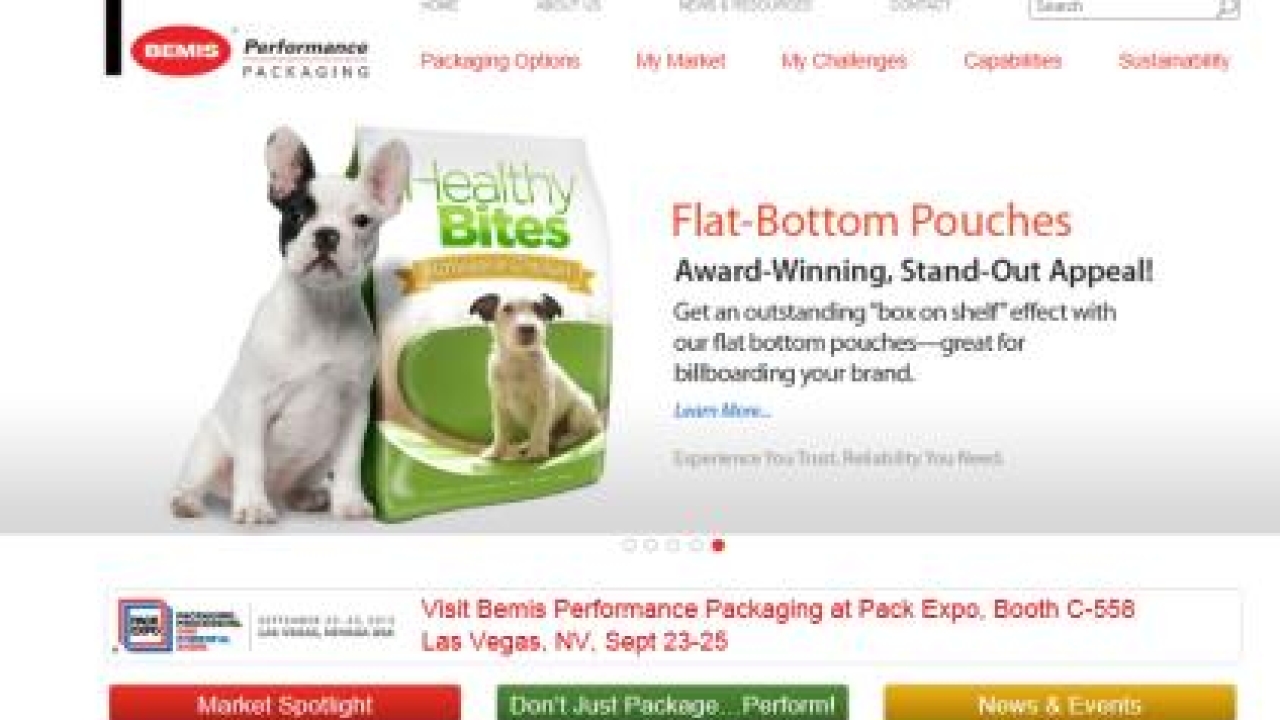 Bemis upgrades performance packaging website Bemis upgrades performance packaging website