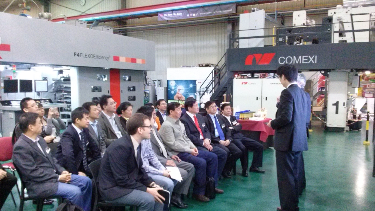 Comexi Group has welcomed a delegation from China to Spain Comexi Group has welcomed a delegation from China to Spain