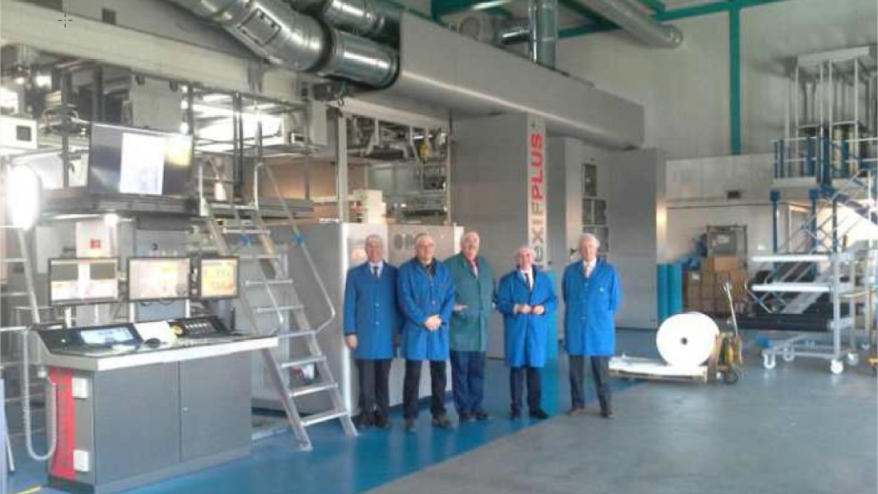 Comexi Group has installed a 10-color Flexo FPlus press Geissmann Papier