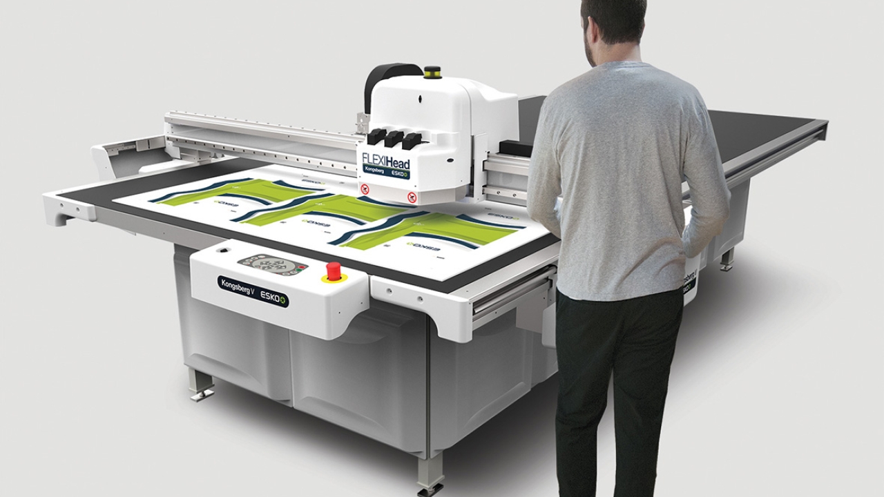 The new V series offers standard configurations for finishing of packaging, and sign & display applications The new V series offers standard configurations for finishing of packaging, and sign & display applications