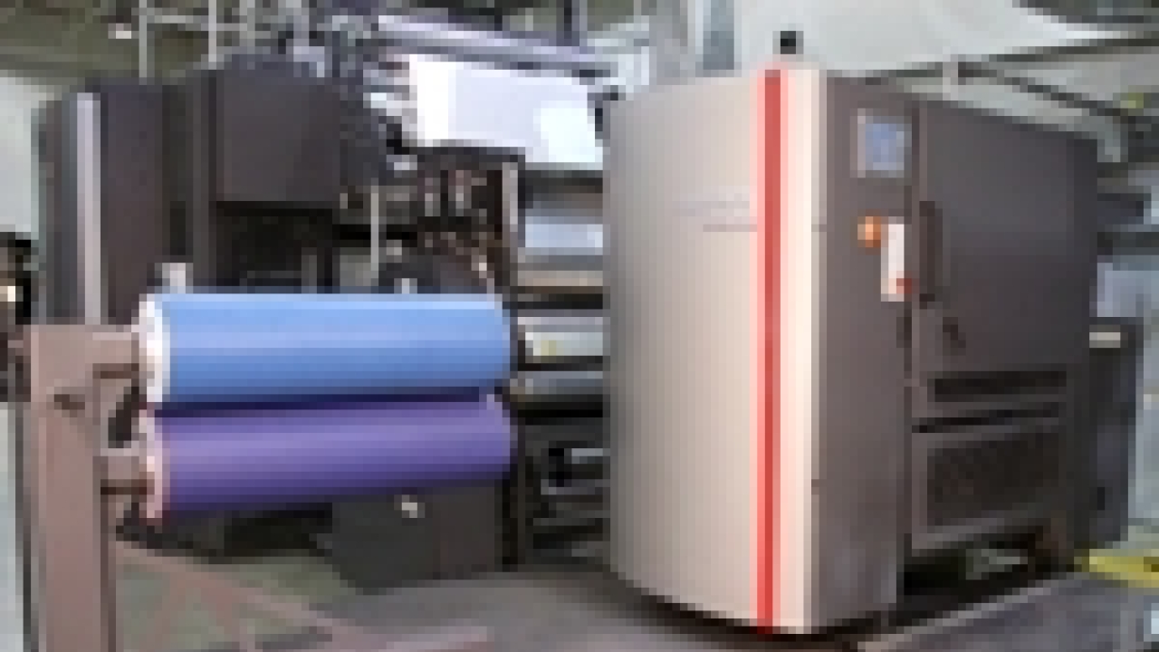US package printer installs first Goss Sunday Vpak