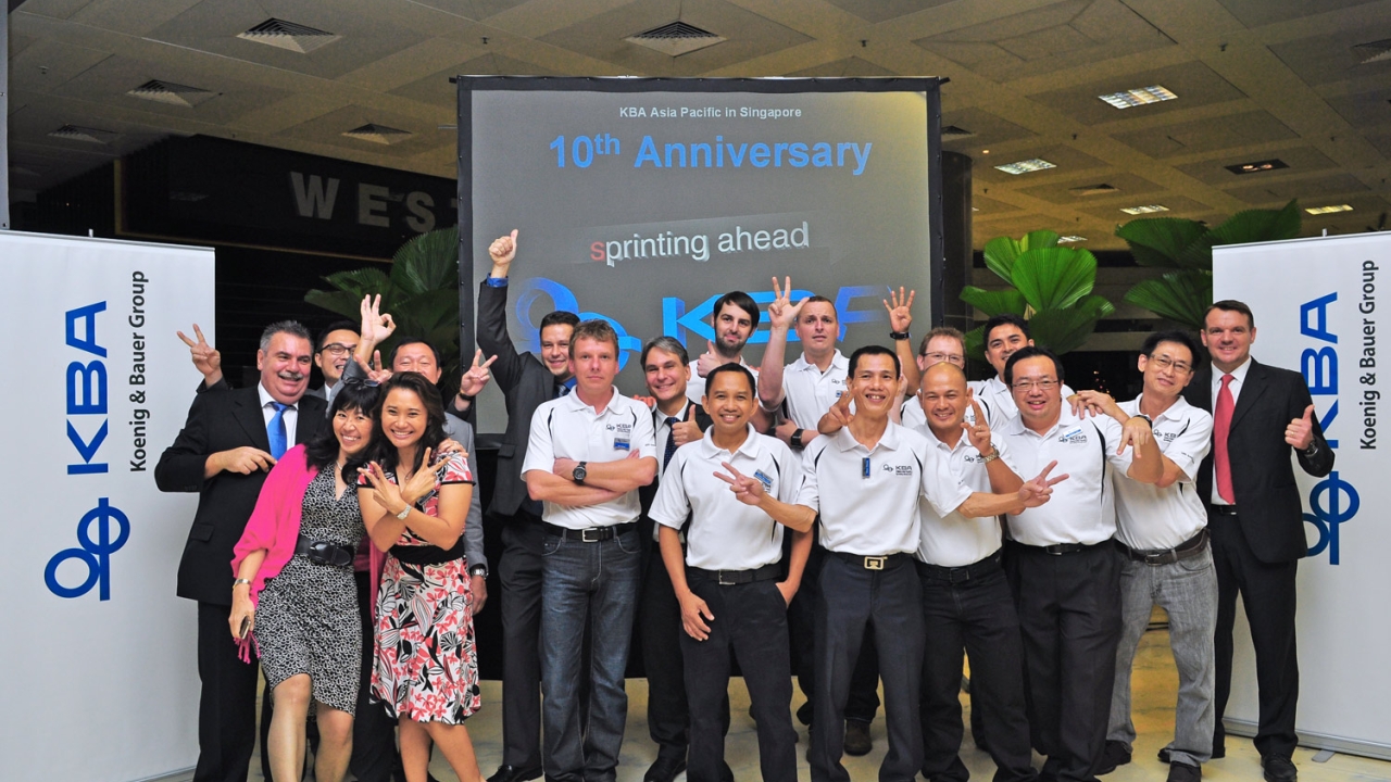 KBA celebrates 10 years of Asia-Pacific subsidiary