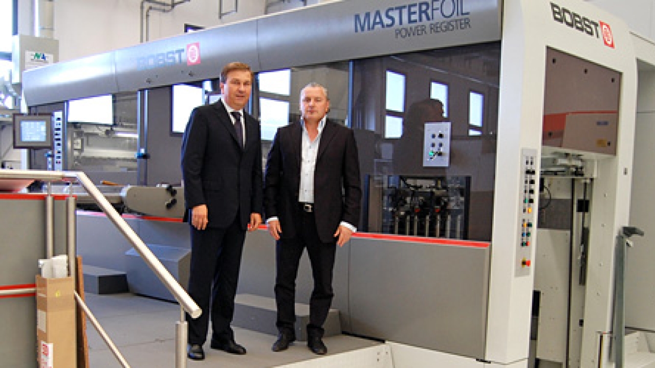 Hot-foil stamping specialist innovates in Italy with Bobst Masterfoil