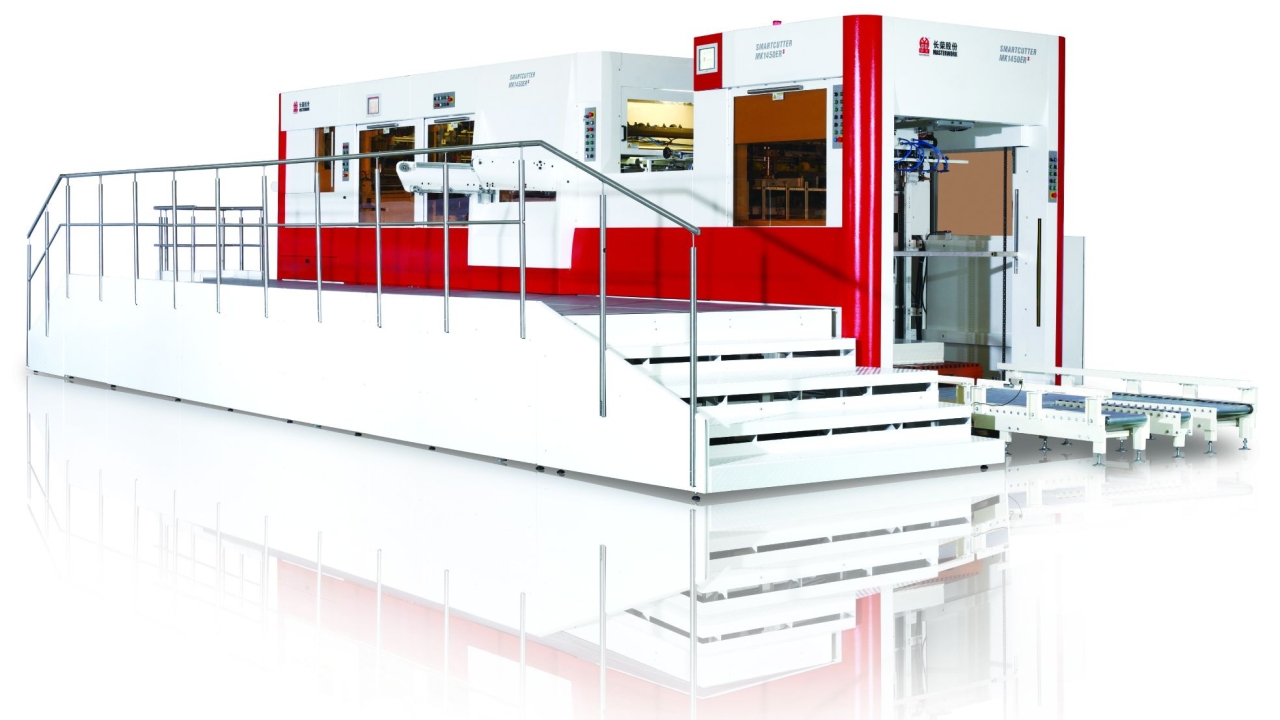 First large format die-cutter with stripping and blanking facilities of its kind to be made by a Chinese company First large format die-cutter with stripping and blanking facilities of its kind to be made by a Chinese company
