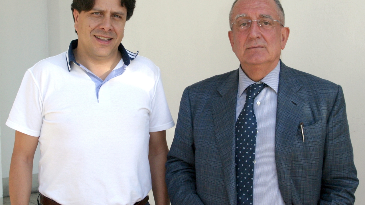 From left: Carlo Carnelli of QuadTech agent ColorConsulting and Francesco Meneghetti, president of Cartotecnica Veneta From left: Carlo Carnelli of QuadTech agent ColorConsulting and Francesco Meneghetti, president of Cartotecnica Veneta