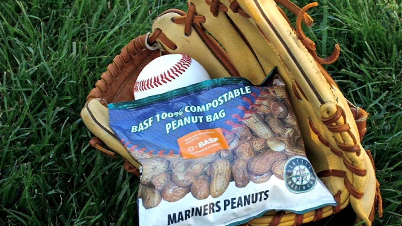 BASF debuts compostable snack bags at baseball park BASF debuts compostable snack bags at baseball park