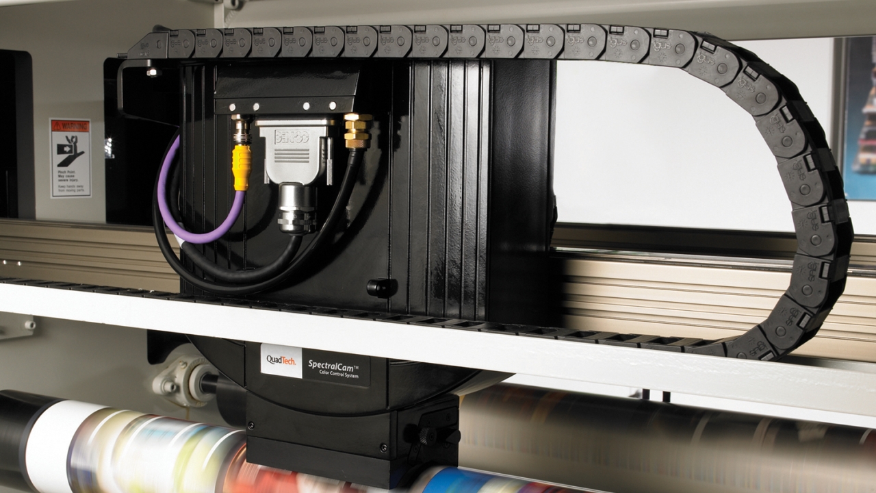 The QuadTech SpectralCam delivers L*a*b* data for precise, cost-effective color management