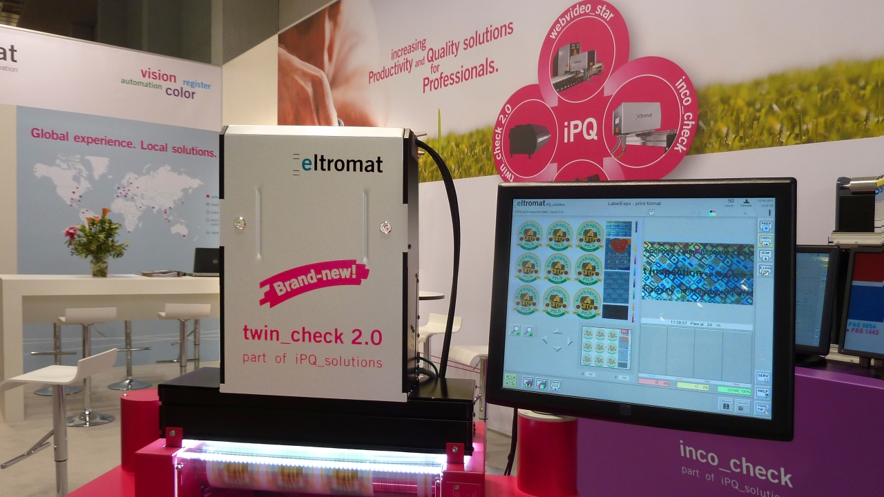 The latest generation of twin_check, 2.0, was launched at Labelexpo Europe 2013 The latest generation of twin_check, 2.0, was launched at Labelexpo Europe 2013