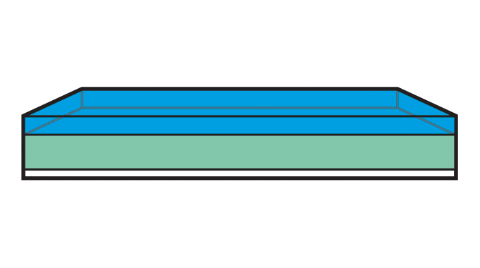 Figure 5.12 - Flexo plate structure prior to exposure. Source- 4impression