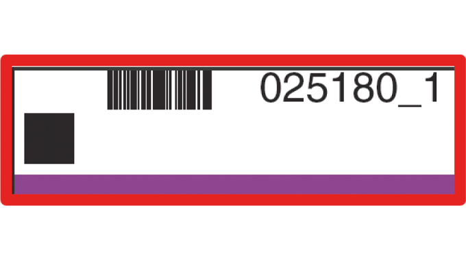 Figure 1.13 The printed barcode picked up by the AVT Camera
