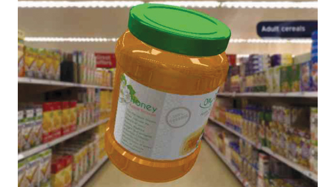Figure 5.2 - Illustration shows a realistic 3D mock-up on screen of a label design courtesy of Esko