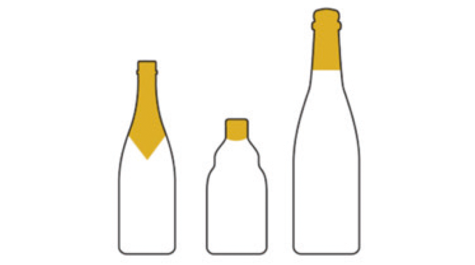 Figure 8.16 Bottle neck foiling conveys the impression of high quality
