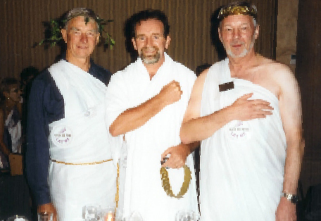 A Roman-themed evening at the Latma conference in Australia in 2001