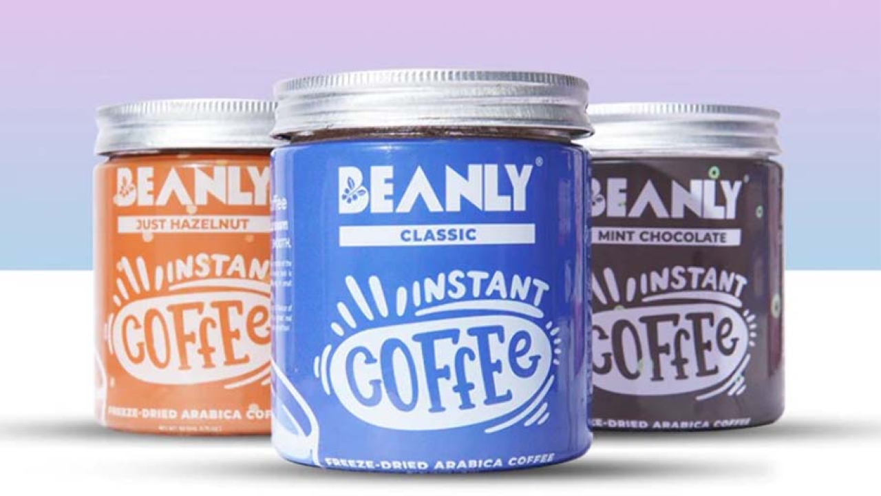 Beanly instant coffee jars