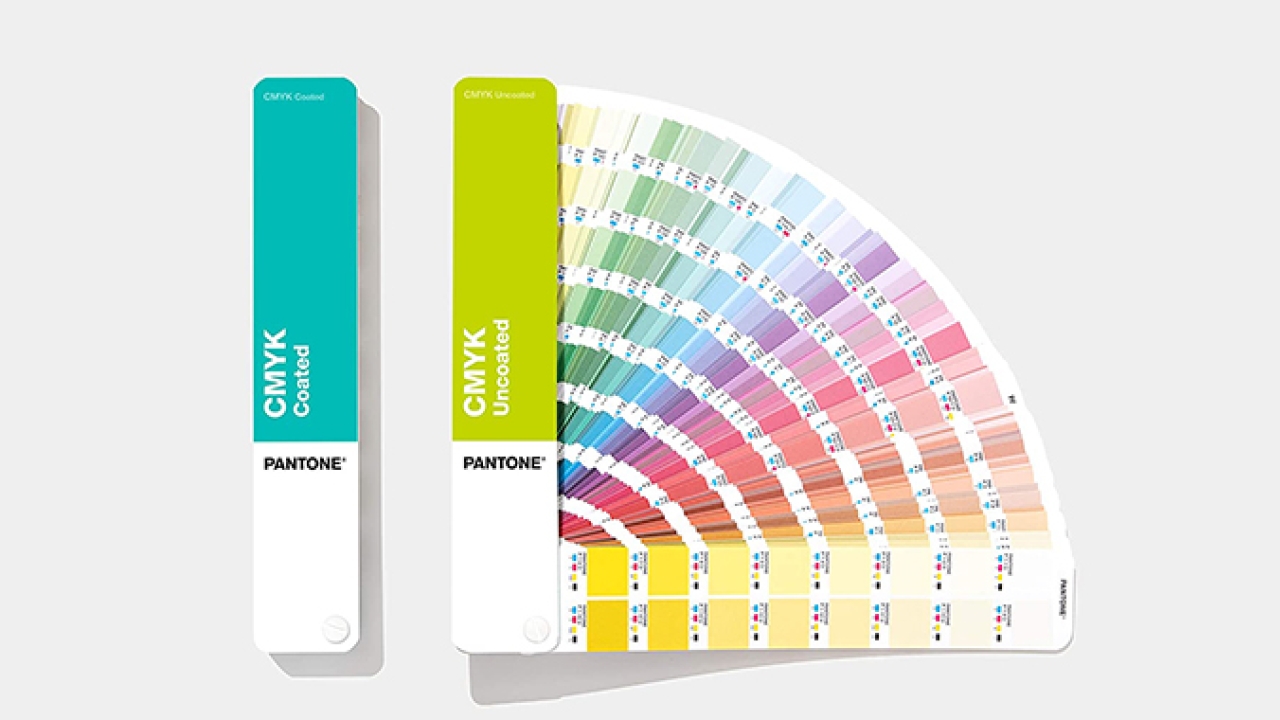 Pantone CMYK color palette