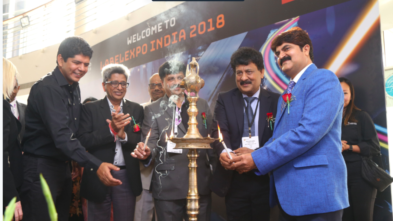 The opening ceremony at Labelexpo India 2018
