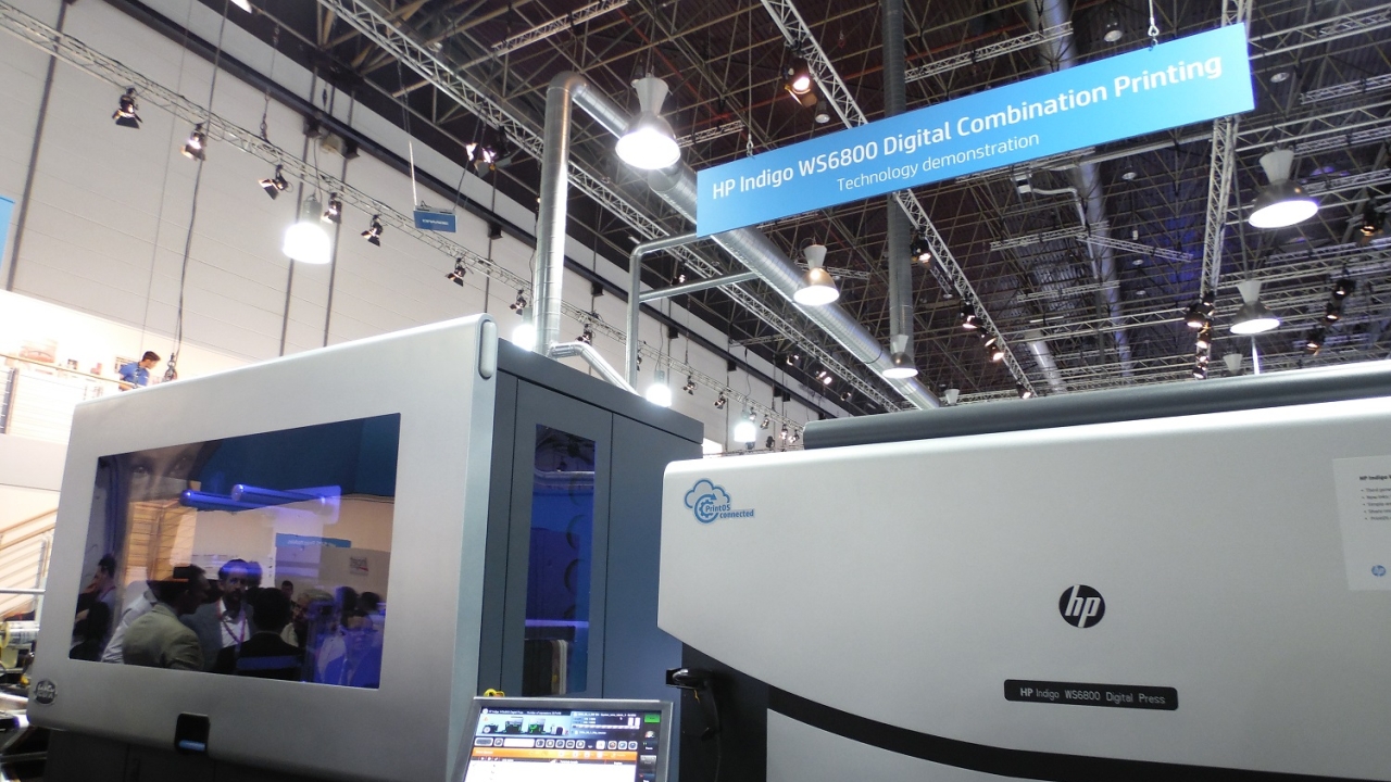 GEM was introduced through a technology demonstration at drupa 2016 as the HP Indigo WS6800 Digital Combination Printing concept