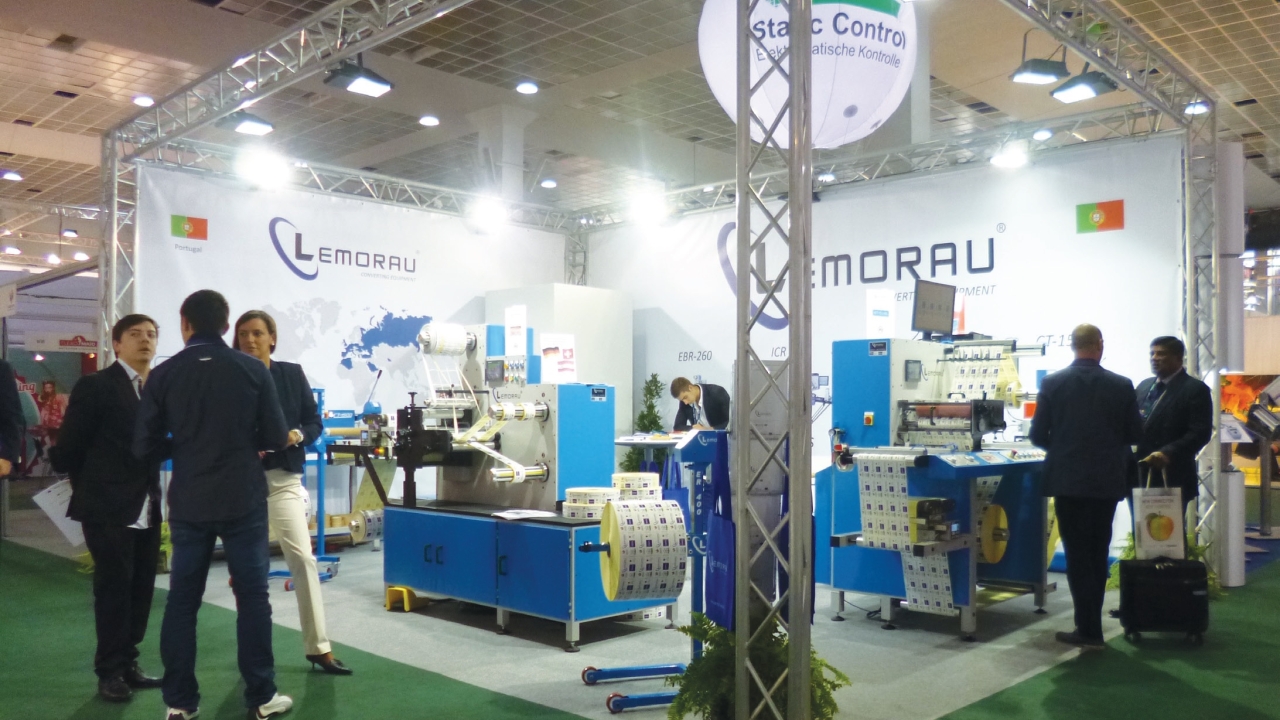 The Lemorau stand at Labelexpo Europe 2015