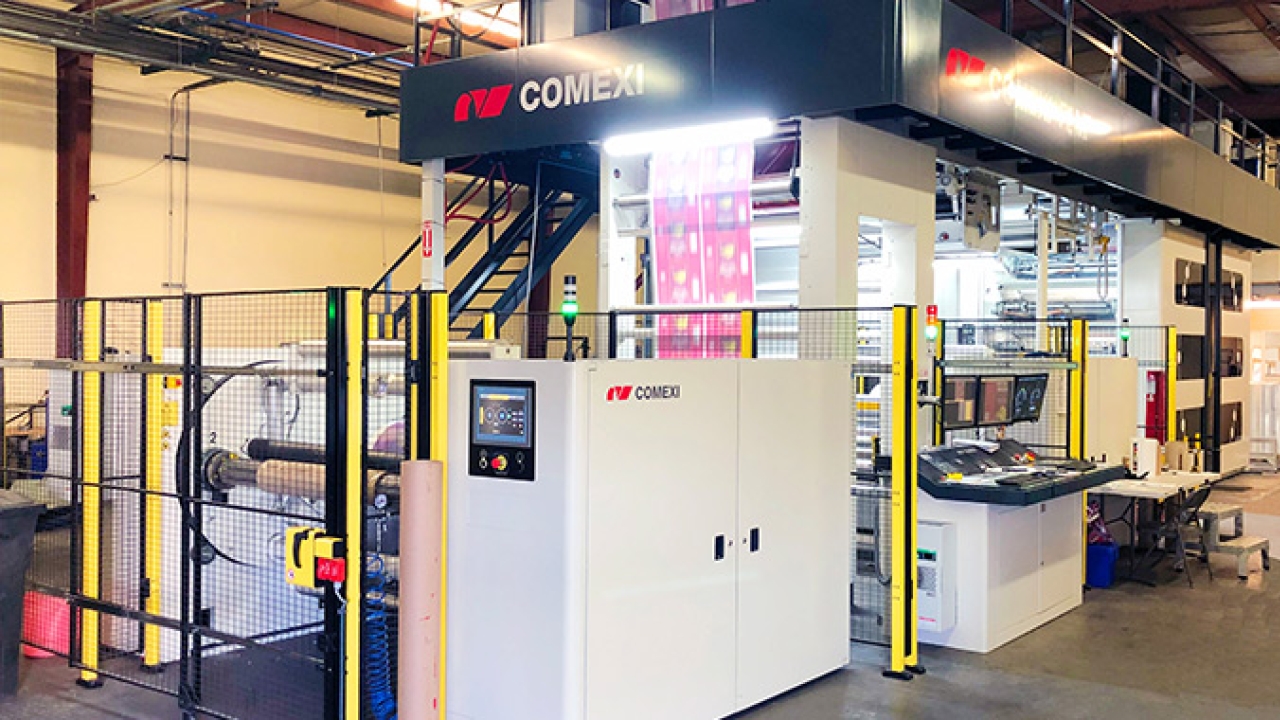 New Wave Converting has installed a 10-color Comexi F2 MP flexo press