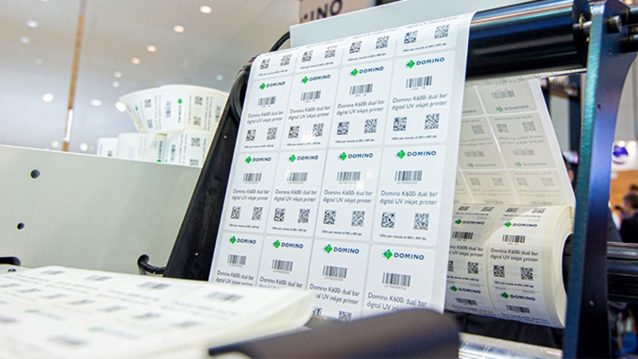 Domino Digital Printing Solutions has registered substantial investment by label converters into adding variable data printing (VDP) of tracking codes for online retail supply chain requirements Domino Digital Printing Solutions has registered substantial investment by label converters into adding variable data printing (VDP) of tracking codes for online retail supply chain requirements