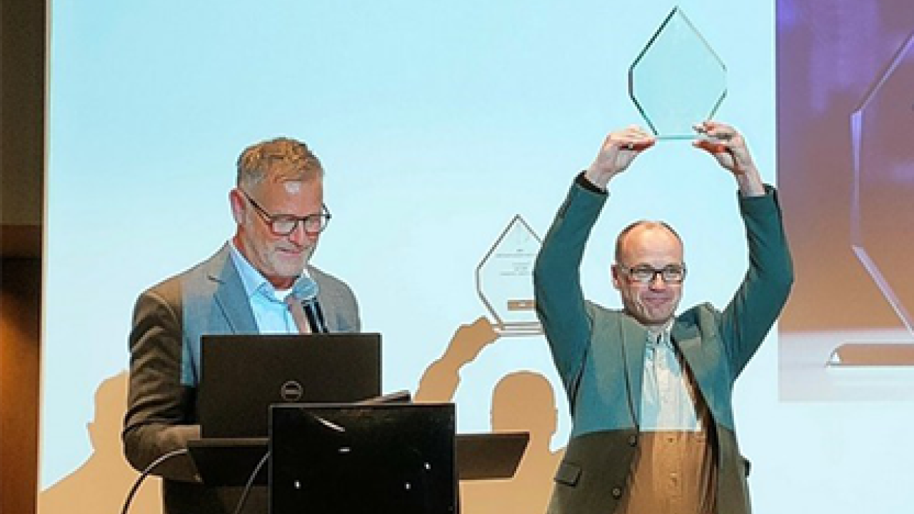 The annual AWA Release Liner Industry Leadership Award was presented during the recent AWA Global Release Liner Industry Conference & Exhibition held this year in Barcelona, Spain from June 13-15. The deserving winner was Petri Tani, Managing Director, Cycle4Green.